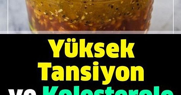 Yüksek Tansiyon ve Kolesterole Karşı En İyi İlaç 