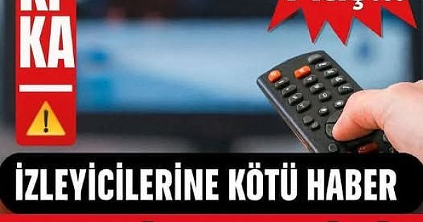 Kanal dizinin fişini çekti. 